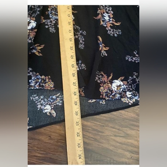 Free People Floral Keyhole Swing Mini Dress - Picture 9 of 10